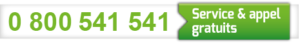 0 800 541 541 - Service et appel gratuits